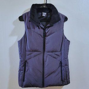C9 Champion Women's Puffer Vest Heather Grey with Pockets Size M